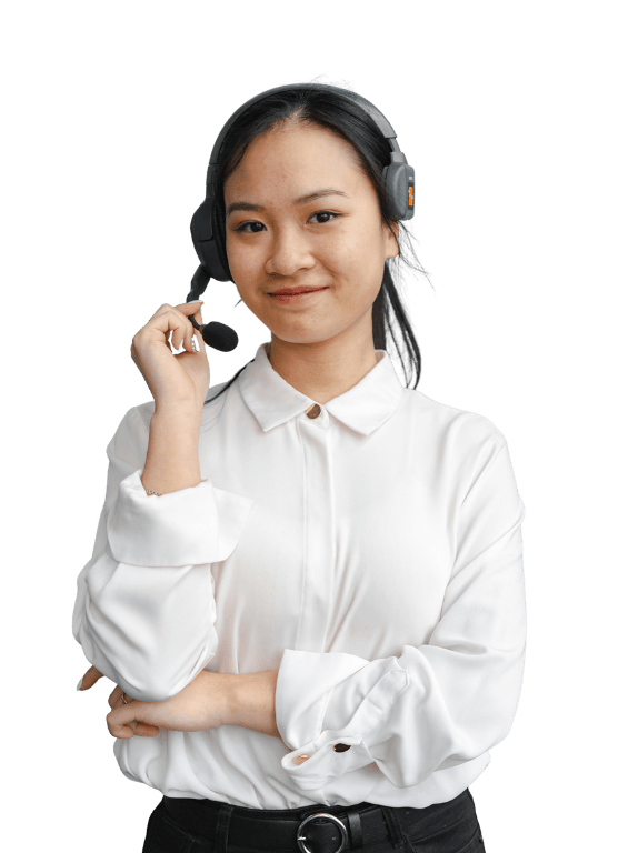 Professional call center agent ready to assist your law practice